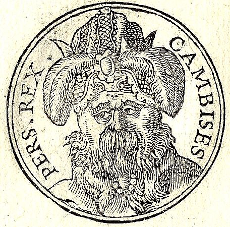 Cambyses II, Promptuarii Iconum Insigniorum, 1553