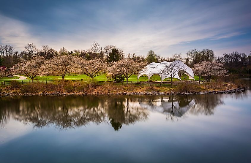 Centennial Lake at Centennial Park in Columbia, Maryland