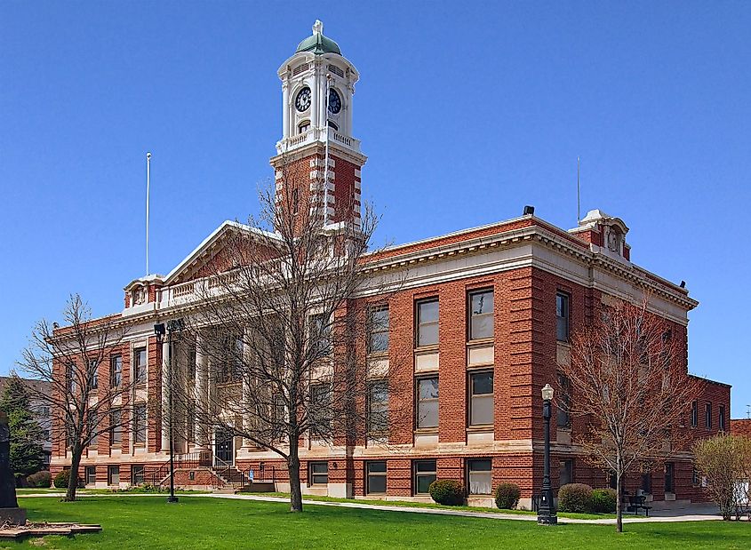 Hibbing City Hall located in Hibbing, Minnesota, USA.