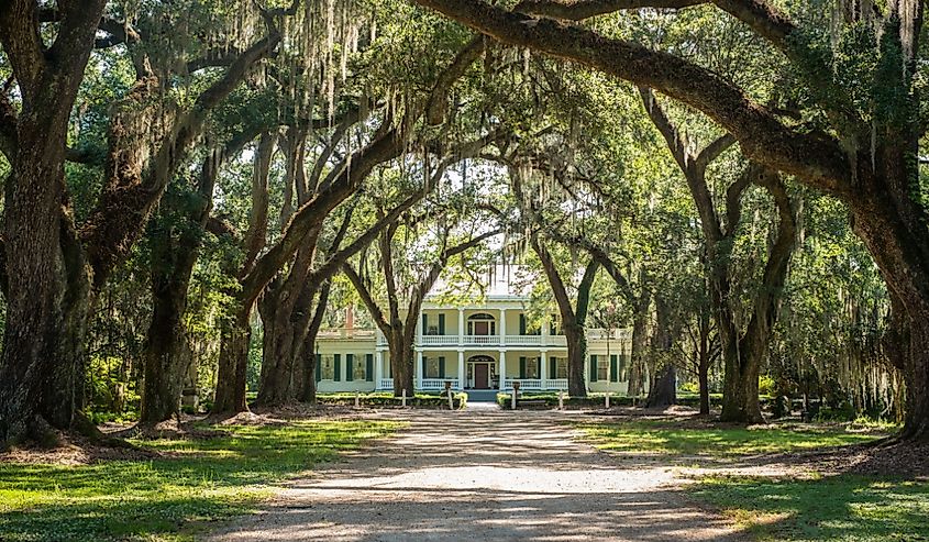 Rosedown Plantation in St Francisville, Louisiana