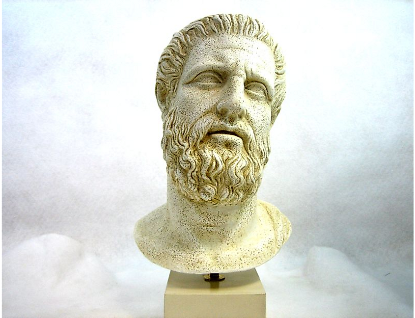 Marble bust of Hippocrates, via the International Hippocratic Foundation of Kos