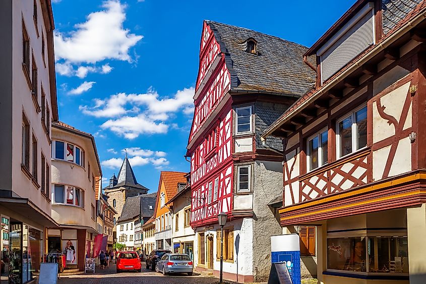 Old city of Meisenheim, Germany.