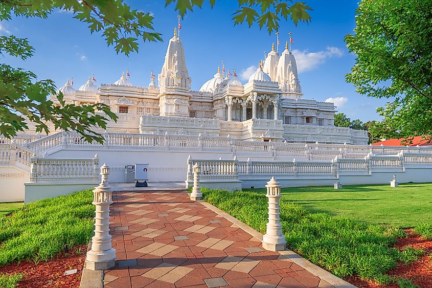 BAPS Shri Swaminarayan Mandir in Lilburn, Georgia.