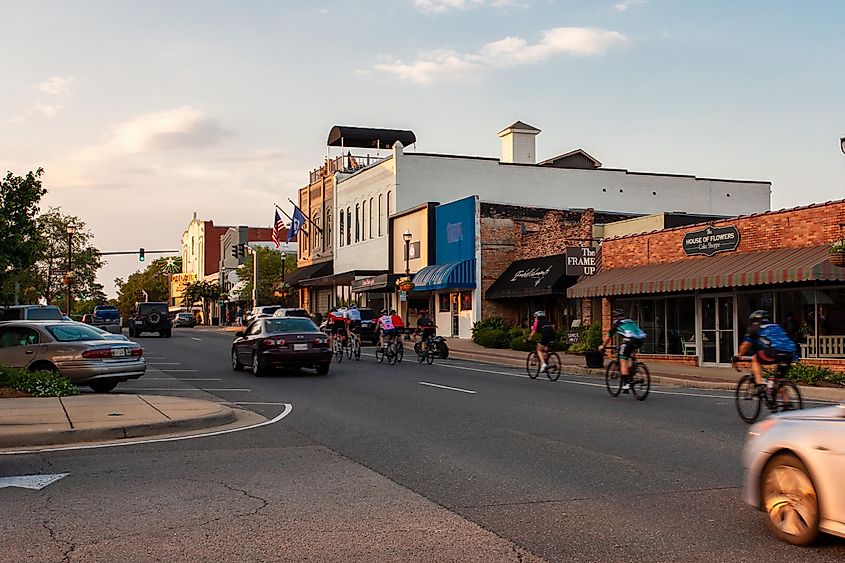 Downtown Ruston, Louisiana. Image credit: UpAheadDesign via Wikimedia Commons.