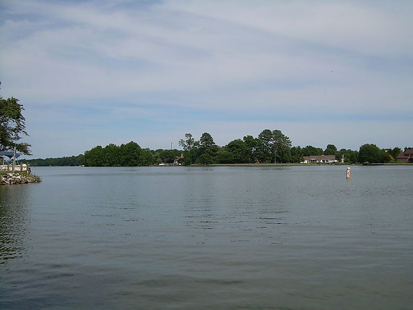 Red Mill Pond in Lewes, Delaware.