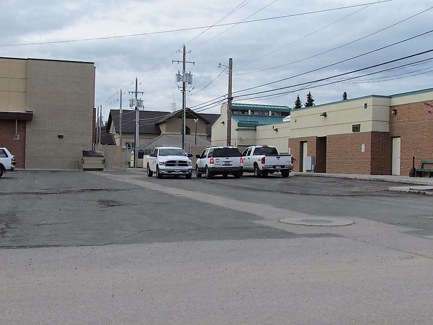 The town of Cascade, Idaho.