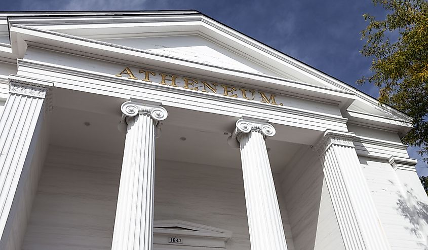 Nantucket Antheneum - Greek style architecture