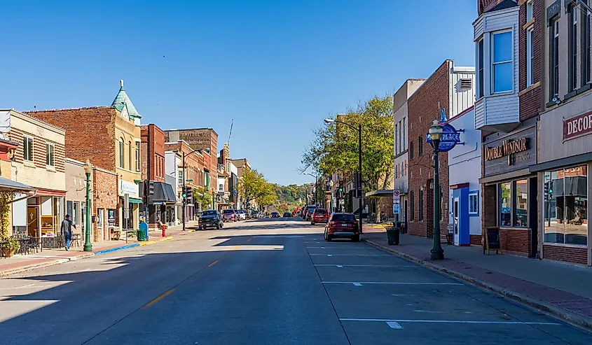 Shops and stores in Decorah, Iowa