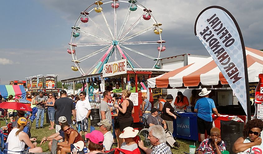 Crawfish Festival in Breaux Bridge Louisiana