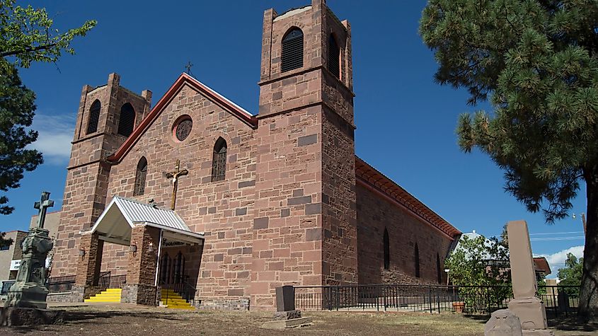 Our Lady of Sorrows Church, Las Vegas, New Mexico.