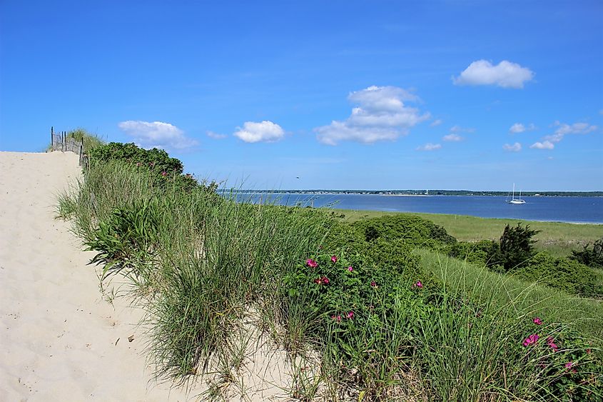 The Napatree Point in Rhode Island.