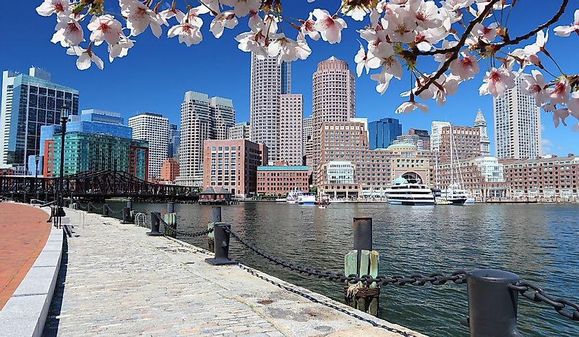 Boston city, Massachusetts in the United States