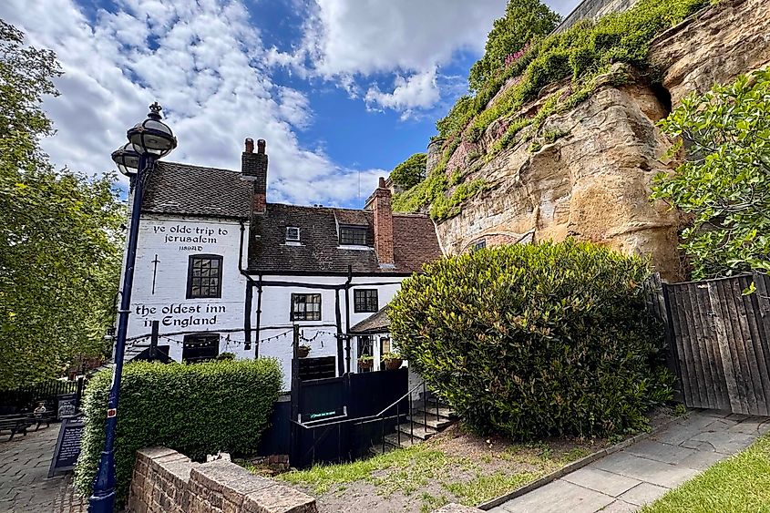Ye Olde Trip to Jerusalem in Nottingham. Image credit: Bryan Dearsley