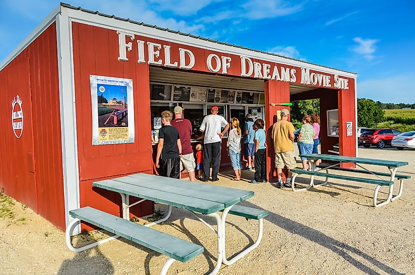 The Field of Dreams in Dyersville, Iowa. Image credit Sandra Foyt via Shutterstock