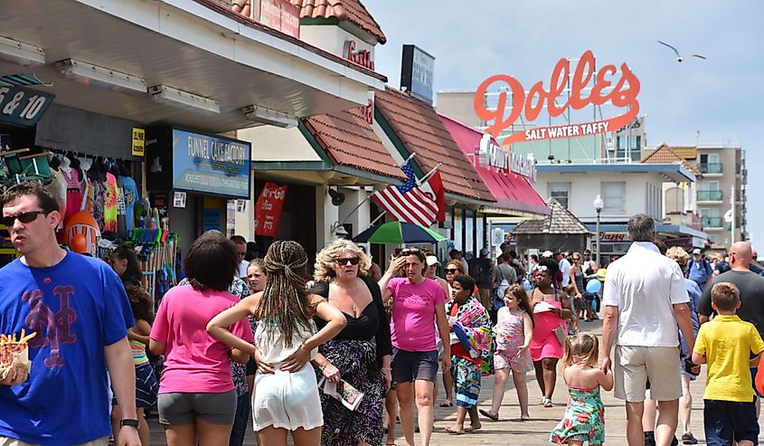 Boardwalk at Rehoboth Beach in Delaware