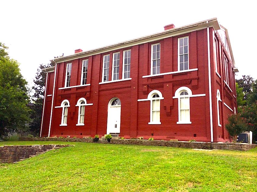 The 1888 courthouse for Tishomingo County, Mississippi.