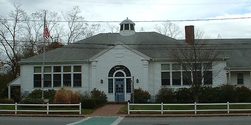 Town hall in Orleans, Massachusetts