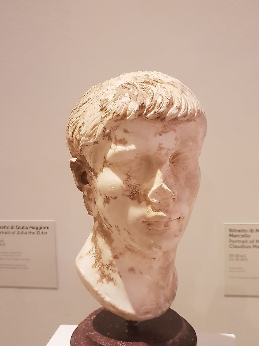 Portrait of Marcus Claudius Marcellus. Image credit: Jamie Heath, CC BY-SA 2.0 <https://creativecommons.org/licenses/by-sa/2.0>, via Wikimedia Commons