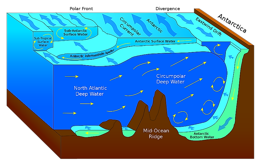 Upwelling in the Southern Ocean