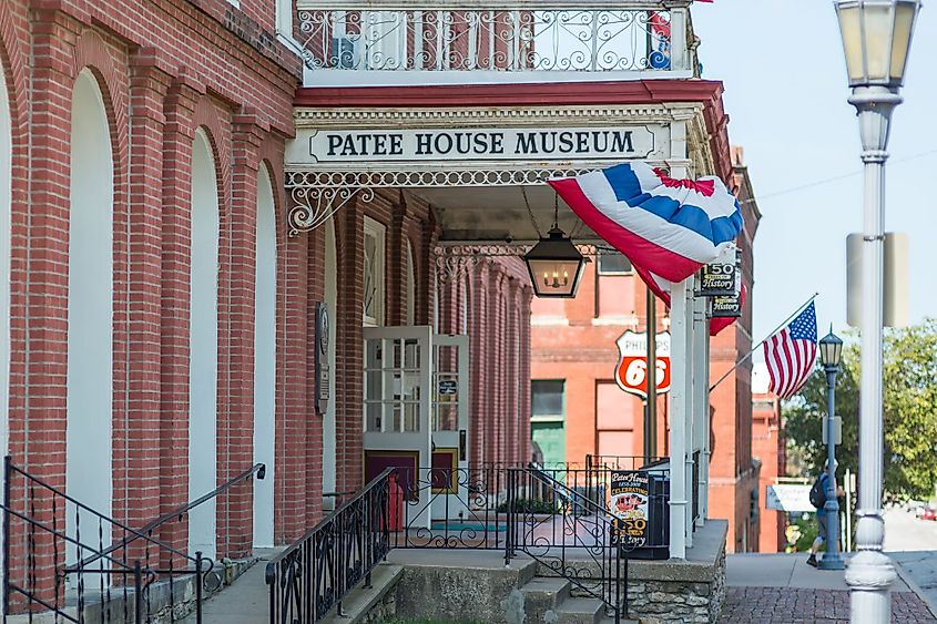 Patee House Museum in St. Joseph, Missouri