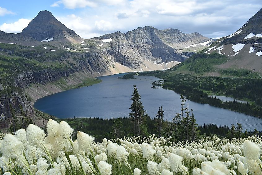 Hidden Lake in Glacier National Park, Montana.