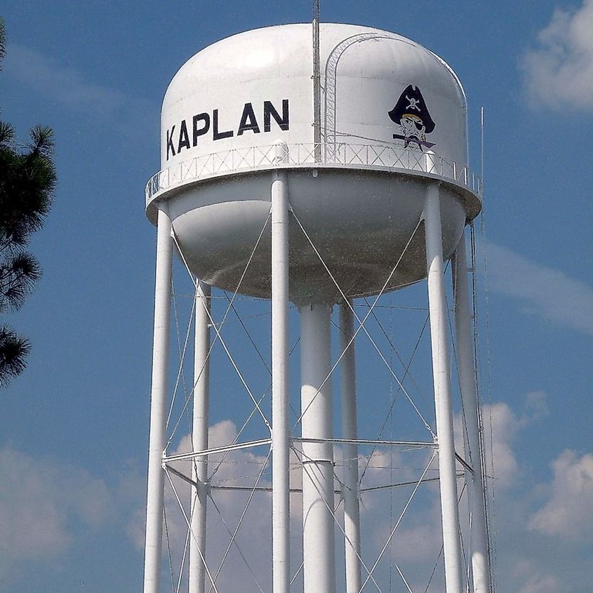Kaplan, Louisiana water tower.