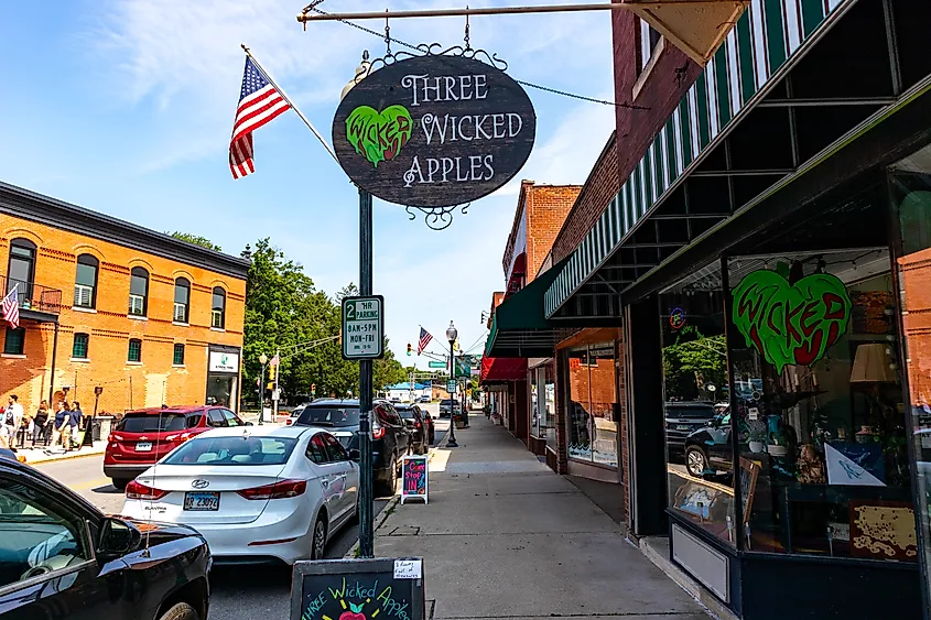 Downtown Chesterton, Indiana.