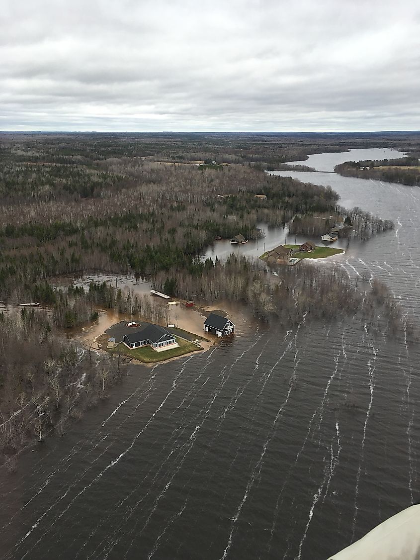 Grand Lake in New Brunswick