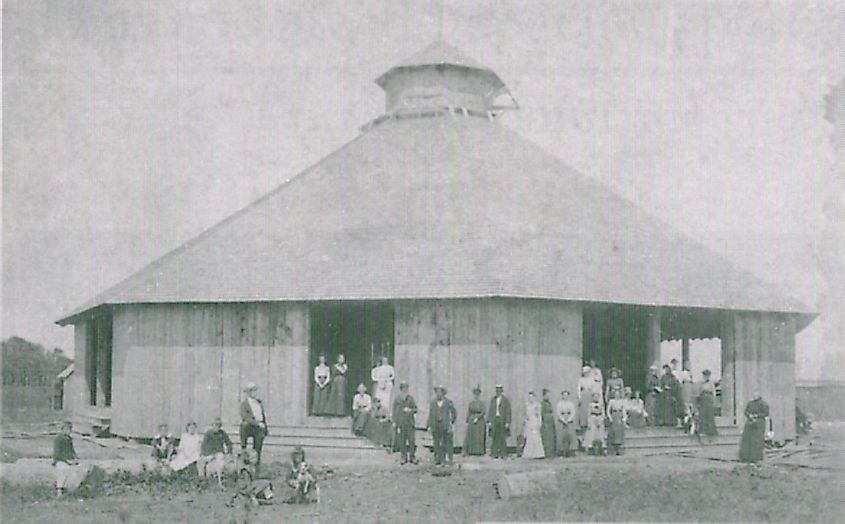 The original tabernacle at Bethany Beach that stood from 1903 to 1961