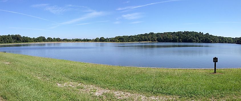 Davis Lake in Tombigbee National Forest.