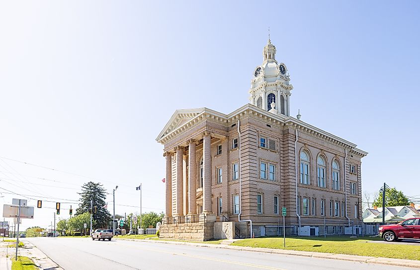 The Wilcox County Courthouse in Abbeville, Georgia.