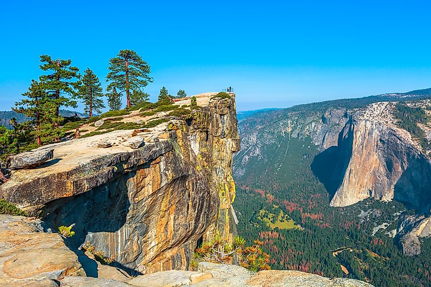 The Taft Point in Yosemite National Park, California.
