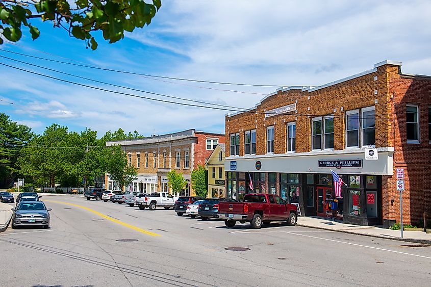 Smith Building at 177 Water Street in historic town center of Exeter, New Hampshire