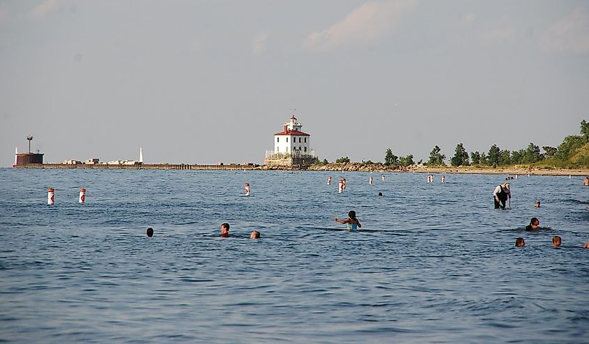 The Lua Festival on the Beach at Mentor-on-the-Lake, Ohio.