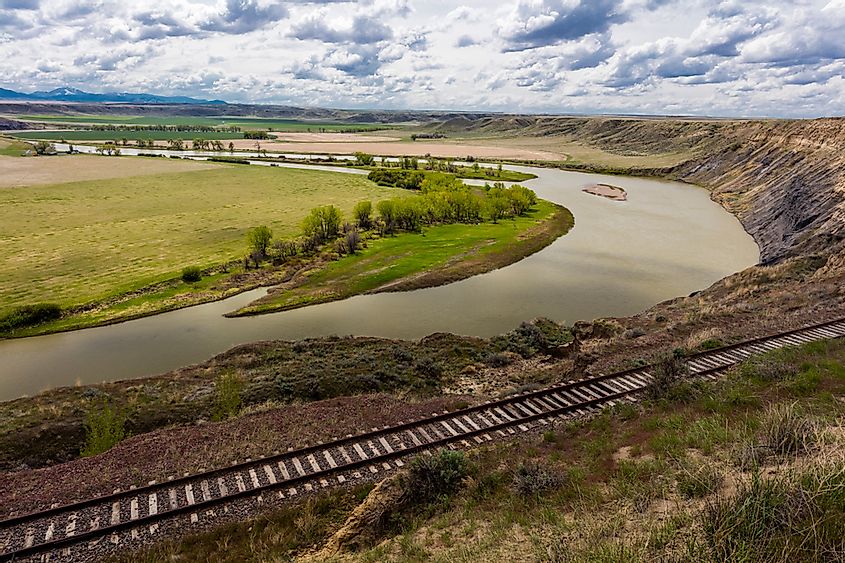  Lewis and Clark's "Decision Point" at confluence of Marias and Missouri River