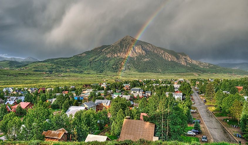Crested Butte Town Rainbow