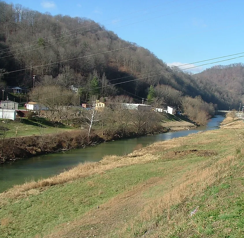 The North Fork near Combs.