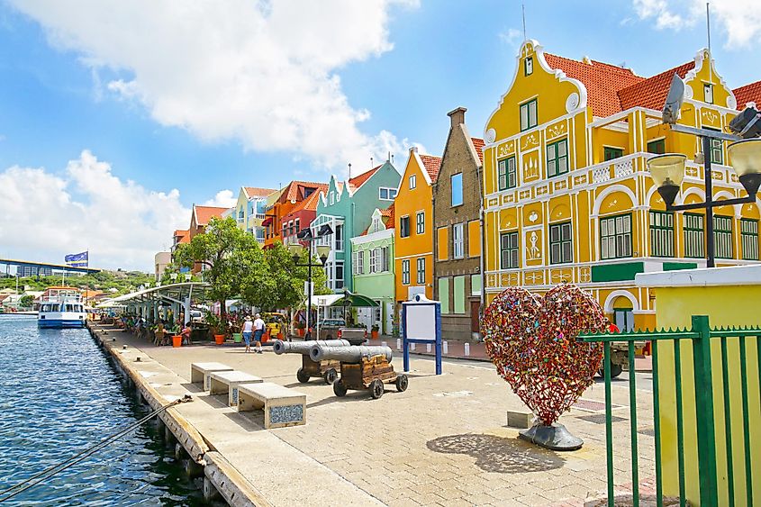 Waterside buildings in Willemsted