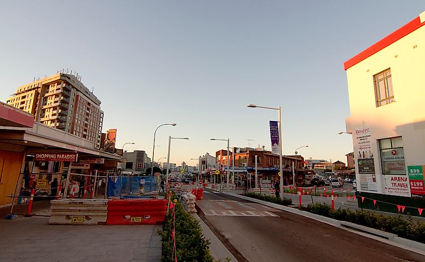 Street view in Auburn, South Australia.