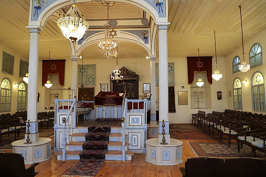 Algaze Synagogue (1724) in Izmir, Turkey.