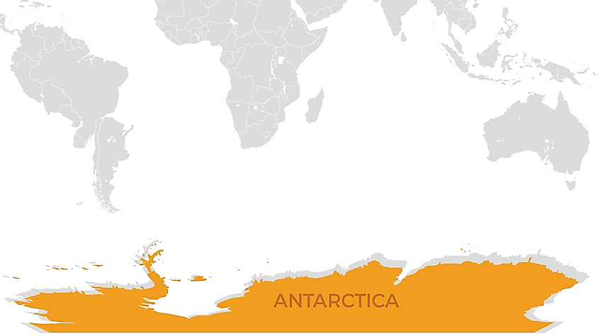 The continent of Antarctica is the world's driest place.