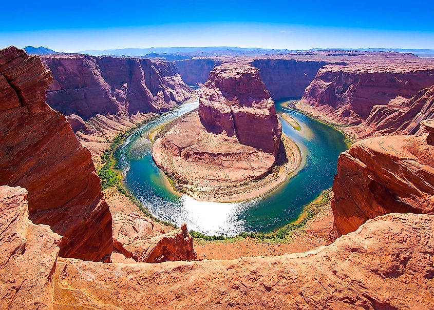 Horseshoe Bend on the Colorado River near Page, Arizona