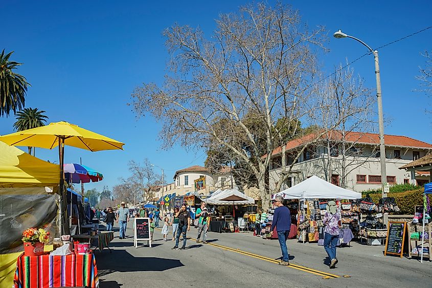 Wisteria Festival event in Sierra Madre, California