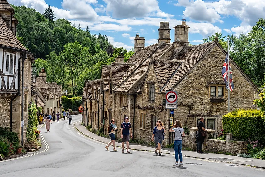 Castle Combe, Wiltshire, United Kingdom.