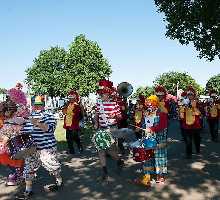 Parade at the Monmouth County Fair in New Jersey.