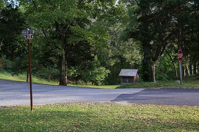 A scene from Arrow Rock, Missouri.