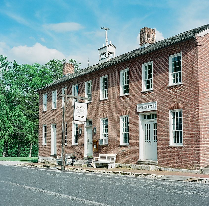 A historic tavern in Arrow Rock, Missouri.