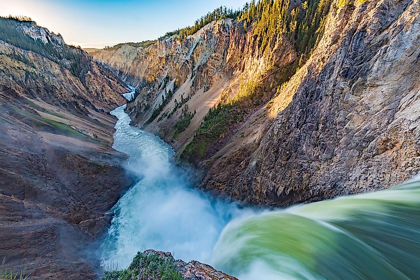 Canyon in Yellowstone National Park.