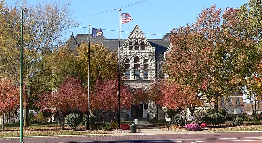 Nemaha County Courthouse in Auburn, Nebraska.