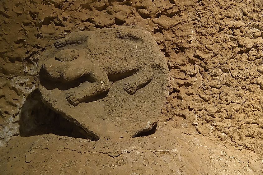 Animal carving within Göbekli Tepe.